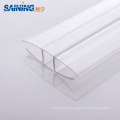 Transparent Pc Sheet Polycarbonate Connector Accessory Plastic H Profile